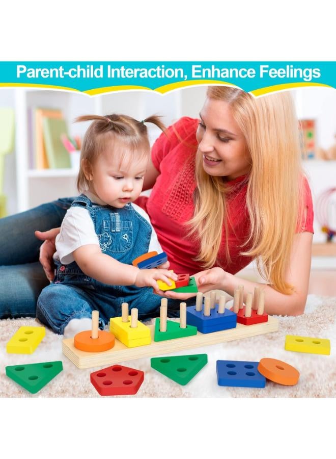 Montessori Toddler Sorting & Stacking Toy - Image 3