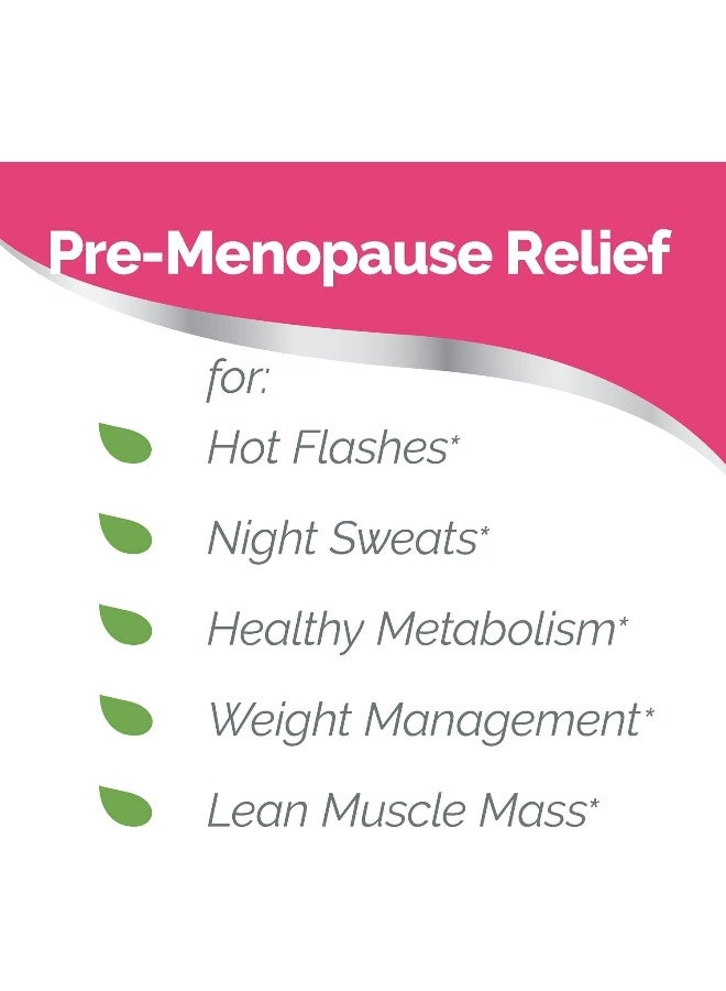 Estroven Estroven Pre-Menopause Relief, 30 Ct, Clinically Proven Ingredients, Provides Menopause Relief plus Night Sweats & Hot Flash Relief, Drug-Free or Estrogen Free - Image 3