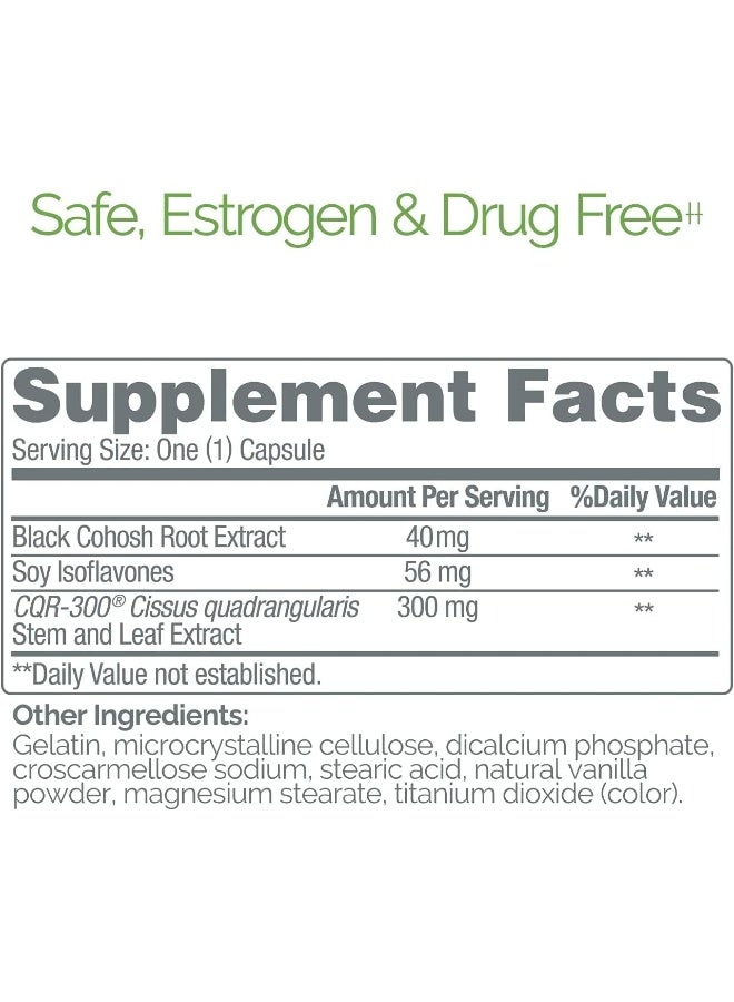 Estroven Estroven Pre-Menopause Relief, 30 Ct, Clinically Proven Ingredients, Provides Menopause Relief plus Night Sweats & Hot Flash Relief, Drug-Free or Estrogen Free - Image 5