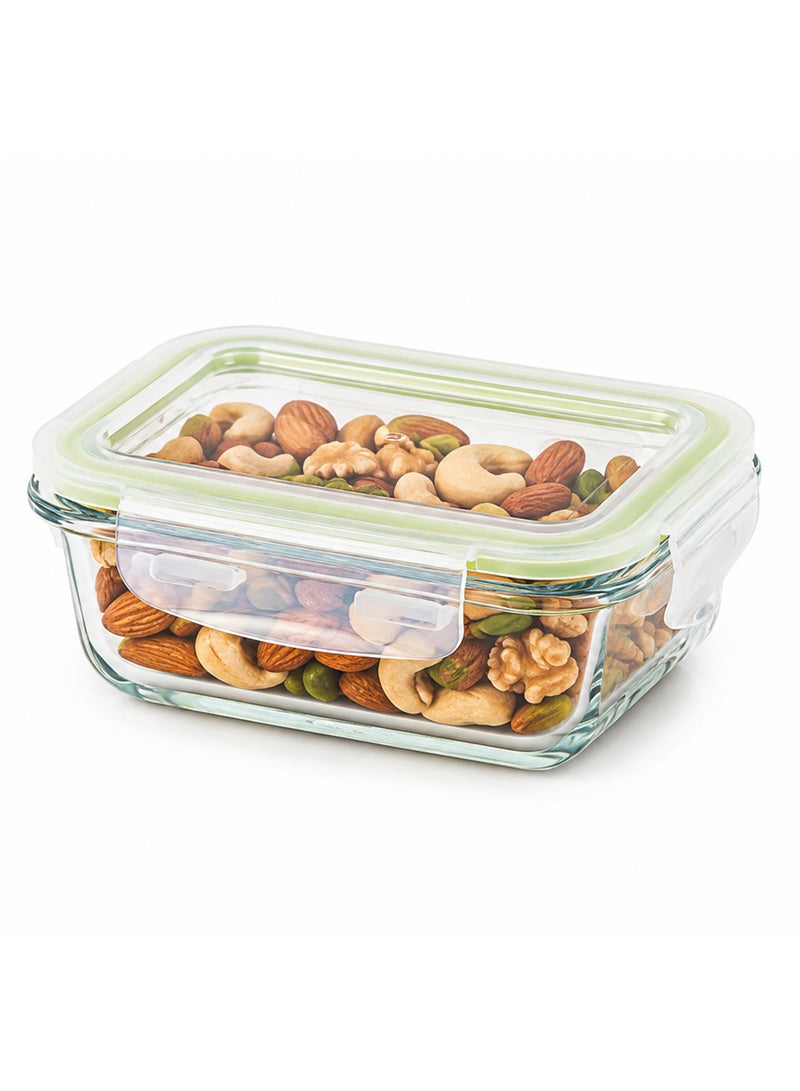 LocknLock Fresh Oven-Safe Glass Rectangular Container 185ml â€“ Airtight, Leakproof & Heat-Resistant