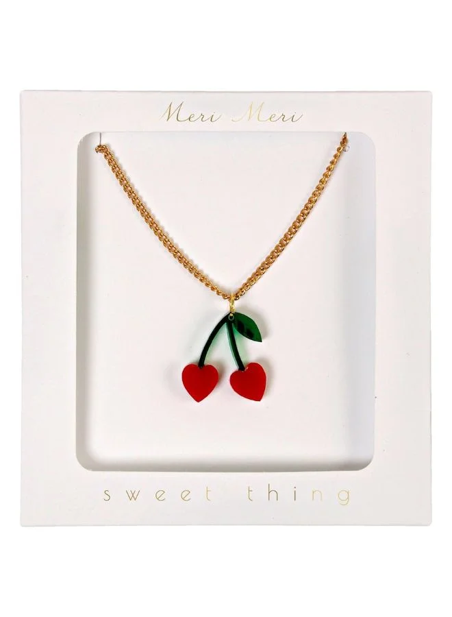 Meri Meri Cherry Charm Necklace