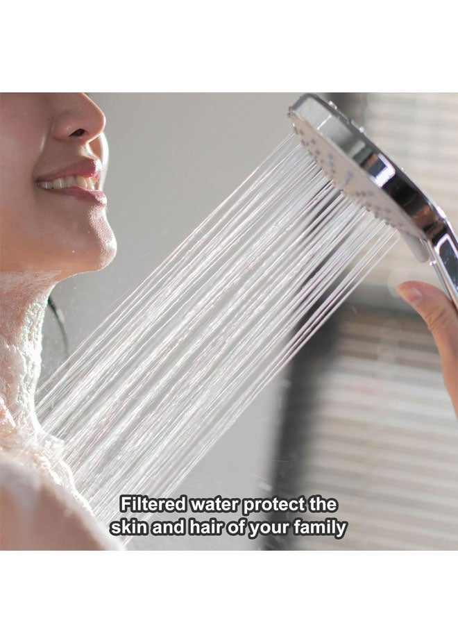 16 قطعة من فلتر رأس الدش 6 سم خرطوشة فلتر قطنية من البولي بروبيلين بديلة لمجموعات نفث الدش المحمولة عالية الضغط - Image 3