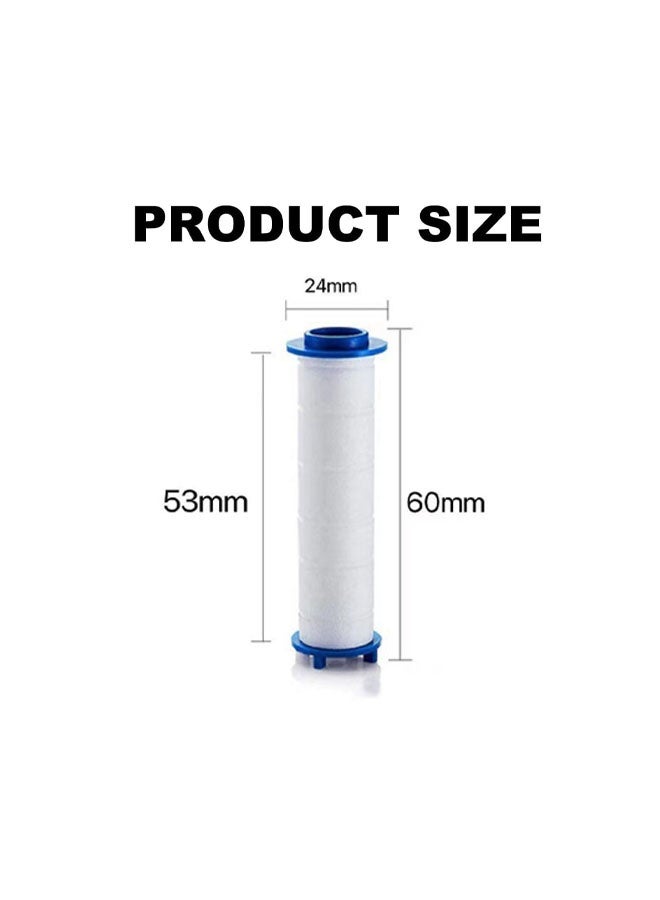 16 قطعة من فلتر رأس الدش 6 سم خرطوشة فلتر قطنية من البولي بروبيلين بديلة لمجموعات نفث الدش المحمولة عالية الضغط - Image 2