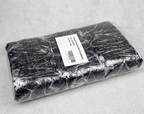 LIFESOFT 100 Count Disposable Facial Spa Headbands Individual Wrapped (Black) - Image 4