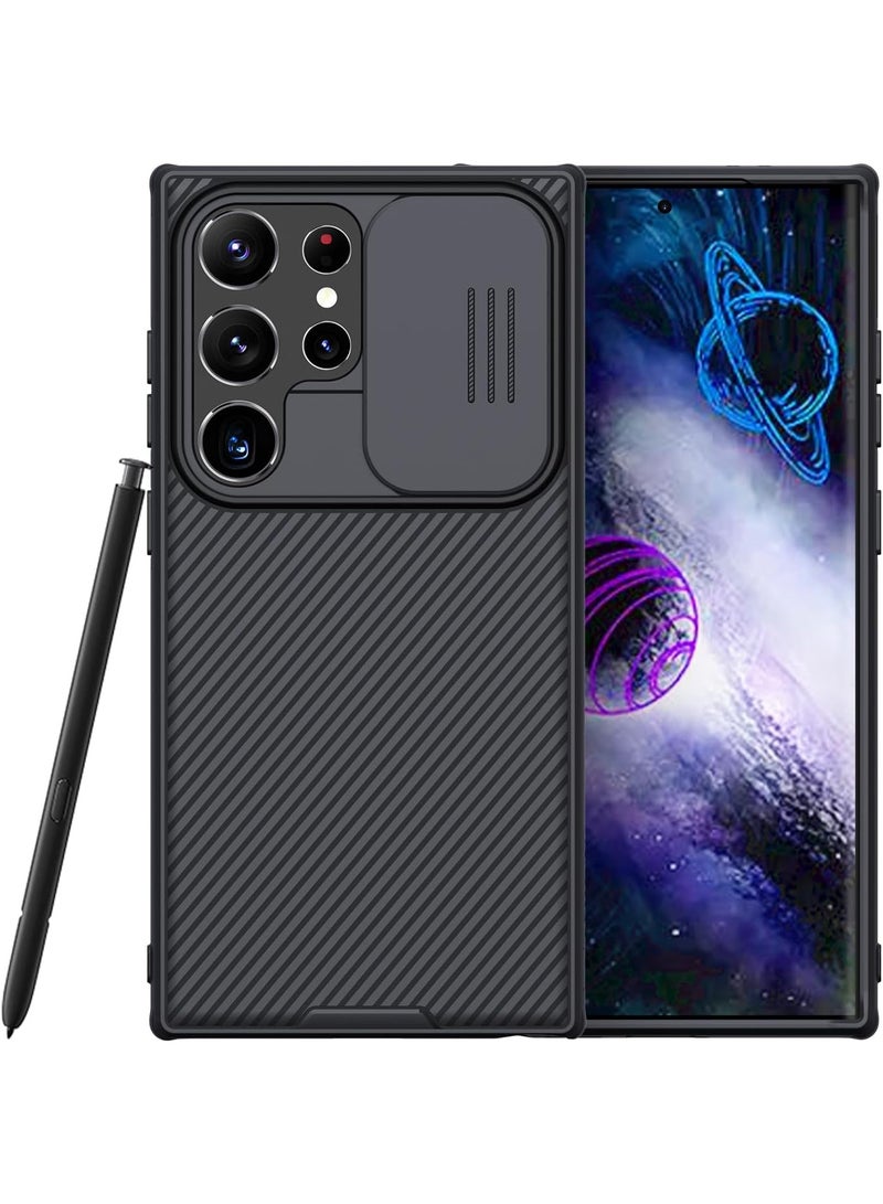 Nillkin Galaxy S24 Ultra Case with Camera Cover CamShield Pro for Samsung S24 Ultra 5G Phone Case Slim Fit Thin Shockproof Cover Galaxy S24 Ultra Black - Image 1