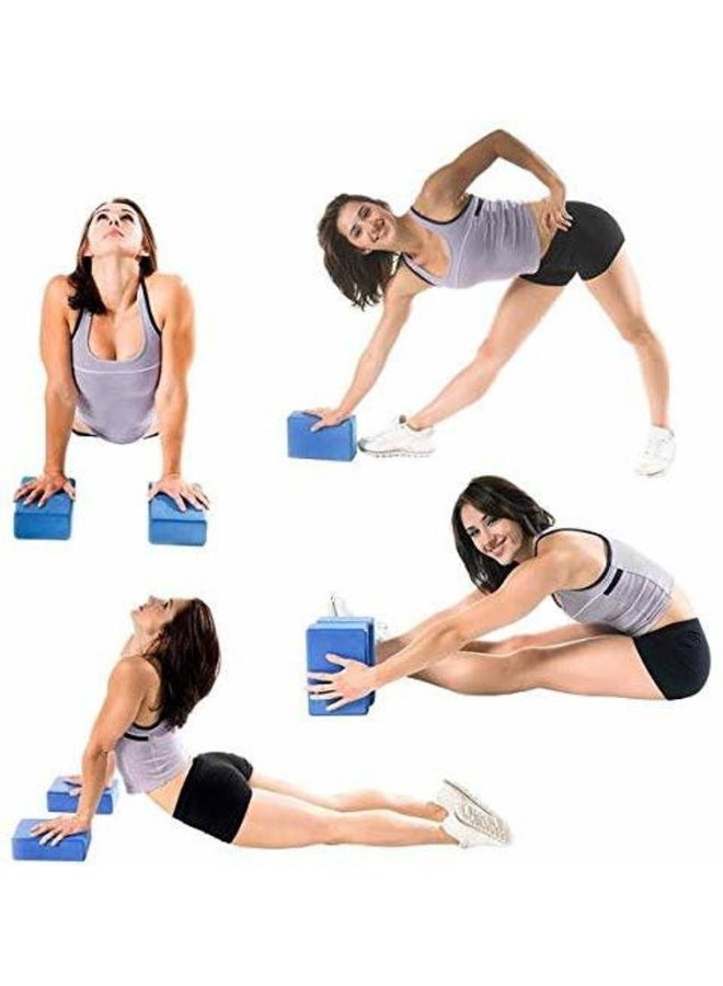 اسم المحتوى ناريلا Honch Yoga Props for Yoga Workout Fitness and Gym Yoga Blocks  (Multicolor Pack of 2) - Image 4