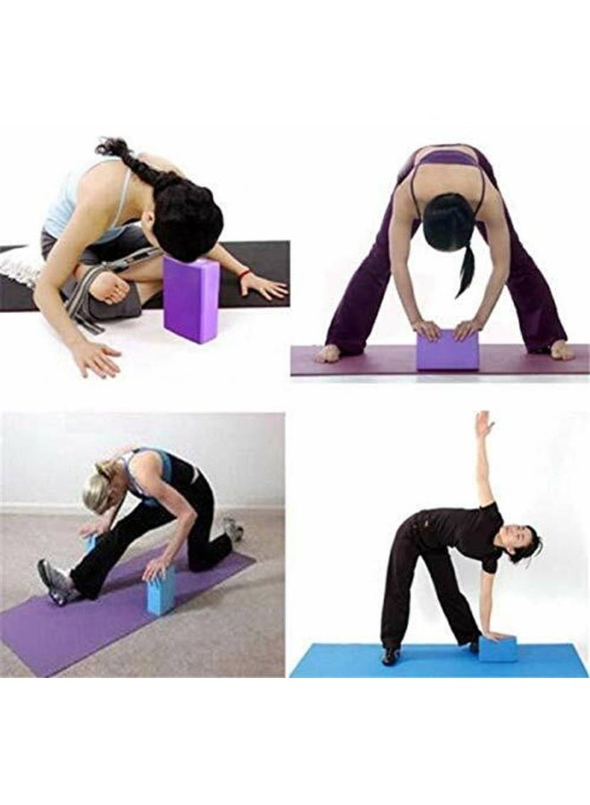 اسم المحتوى ناريلا Honch Yoga Props for Yoga Workout Fitness and Gym Yoga Blocks  (Multicolor Pack of 2) - Image 3