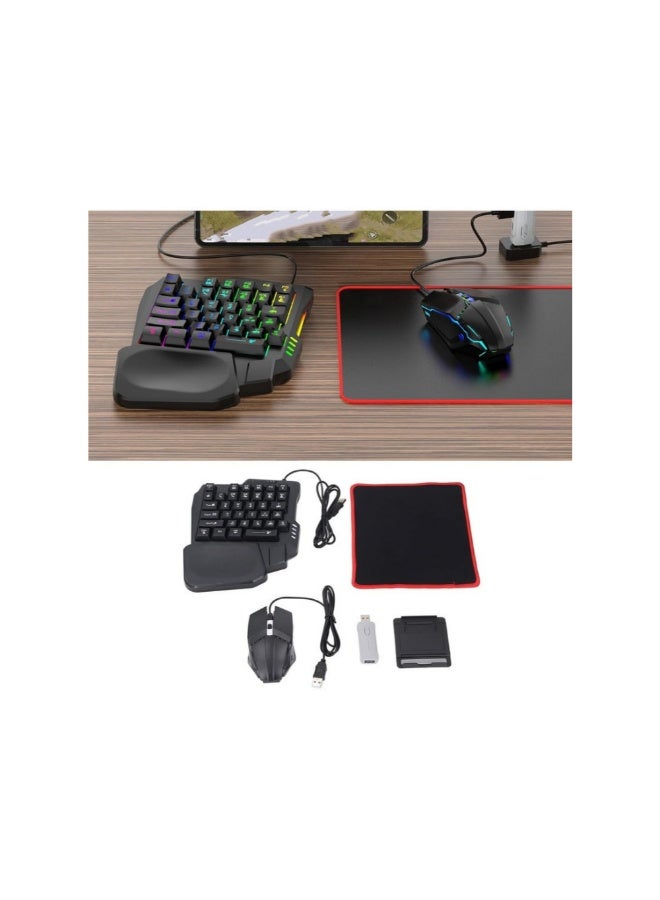 ACLIX 4-in-1 Mobile Gaming Set One-Hand Keyboard Gamepad Controller Mouse & Converter Model Mix Lite+ for Android No Lag PC-Like Gaming Feel on Android - Image 2