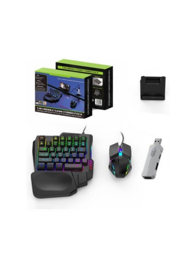 ACLIX 4-in-1 Mobile Gaming Set One-Hand Keyboard Gamepad Controller Mouse & Converter Model Mix Lite+ for Android No Lag PC-Like Gaming Feel on Android - Image 3