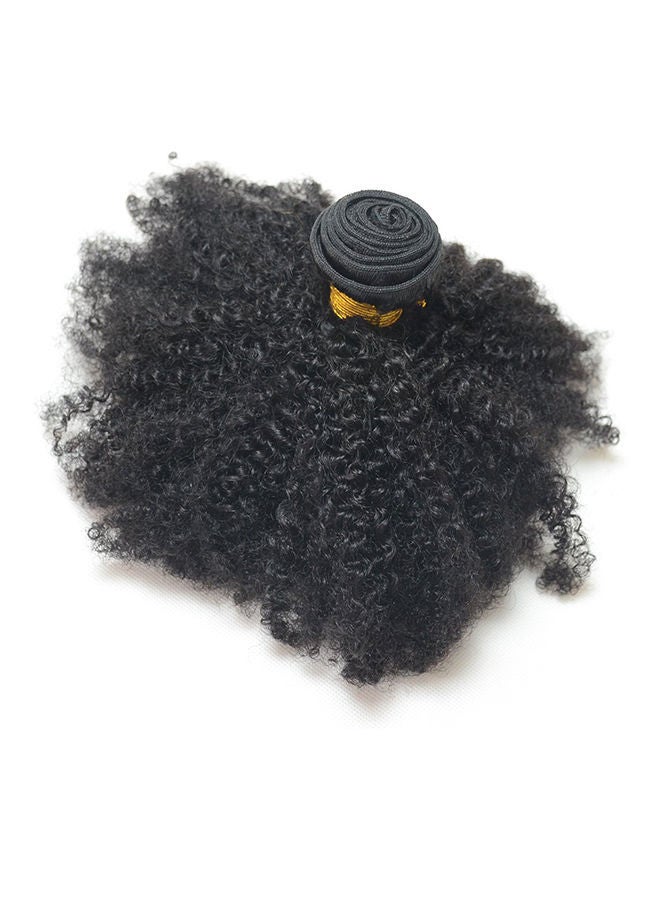 NIBEMINENT Weave Human Hair Extension Black 14inch - Image 2