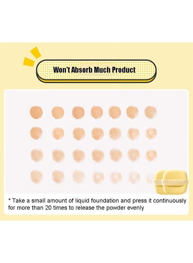 10PCS Makeup Blenders & Sponges, Air Cushion Makeup Sponges Universal Premium Beauty Square Powder Sponge for All Skin Kinds - Image 5