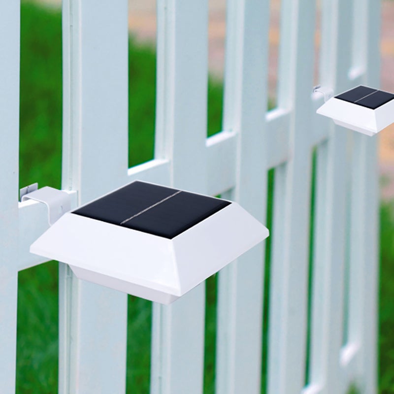 6 LED Waterproof Solar Power Fence Light Garden Security Gutter Lamp Outdoor Decor - Image 3
