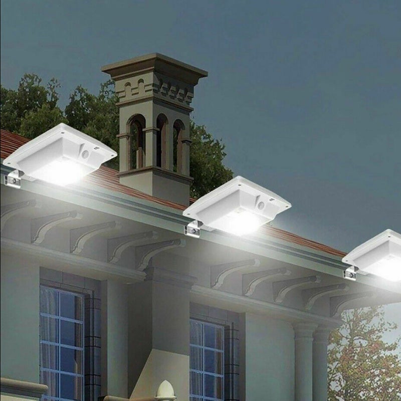 6 LED Waterproof Solar Power Fence Light Garden Security Gutter Lamp Outdoor Decor - Image 2