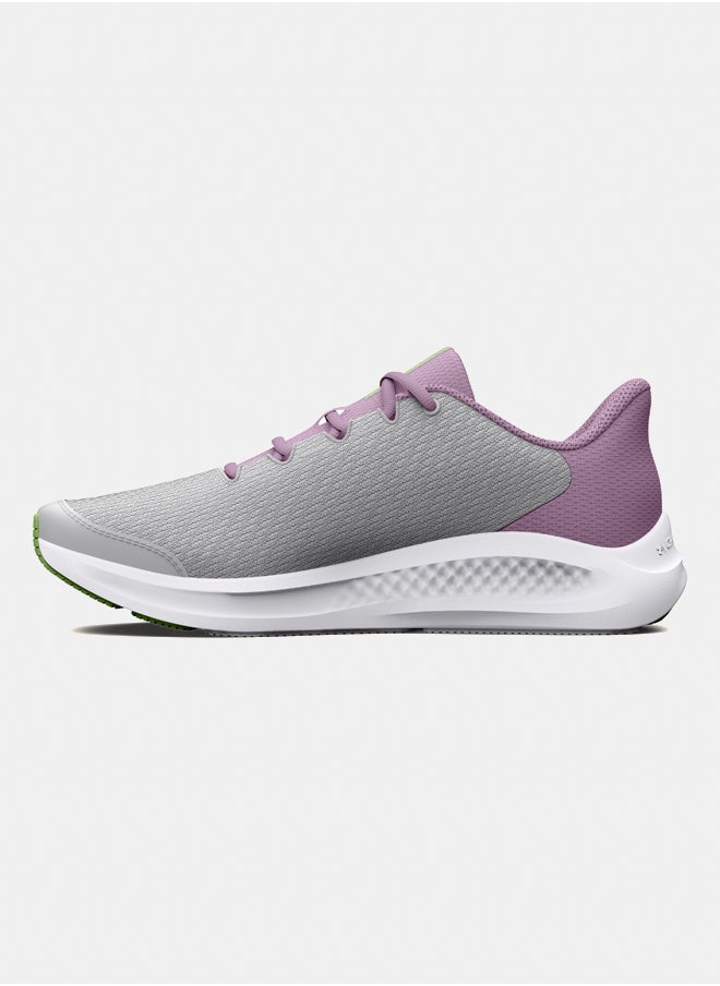 UNDER ARMOUR Girls' Grade School Charged Pursuit 3 Running Shoes  - Image 4