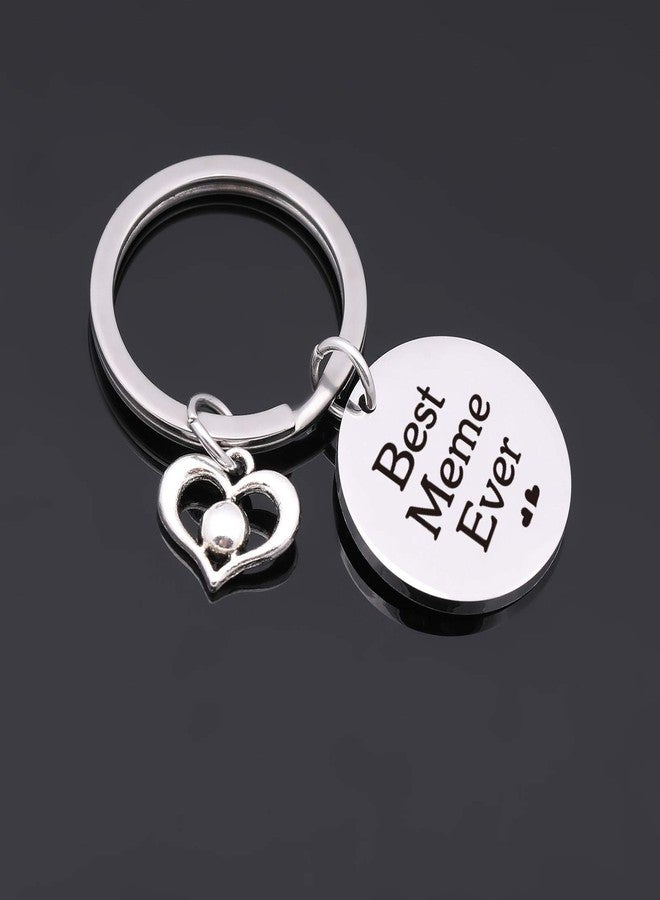 Nothers Meme Gift Grandma Gift for Grandmother Keychain for Mother Keychain Grandma Keychain Wife Gift Mom Gift Mothers Day Gift Grammy Jewelry nana Gift Best Meme Ever Gift (Best Meme Ever Keychain) - Image 3
