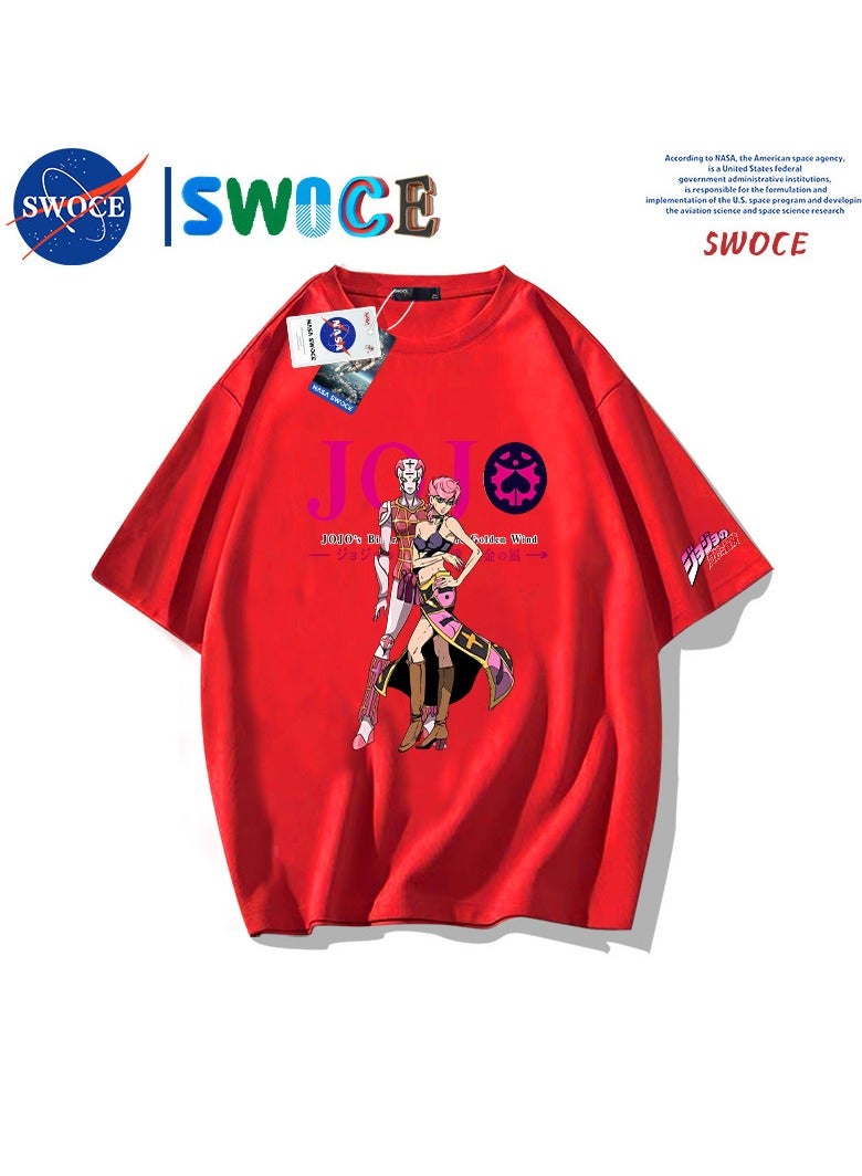 SWOCE New Fashion Cartoon Anime SWOCE Cotton T-shirt  - Image 1