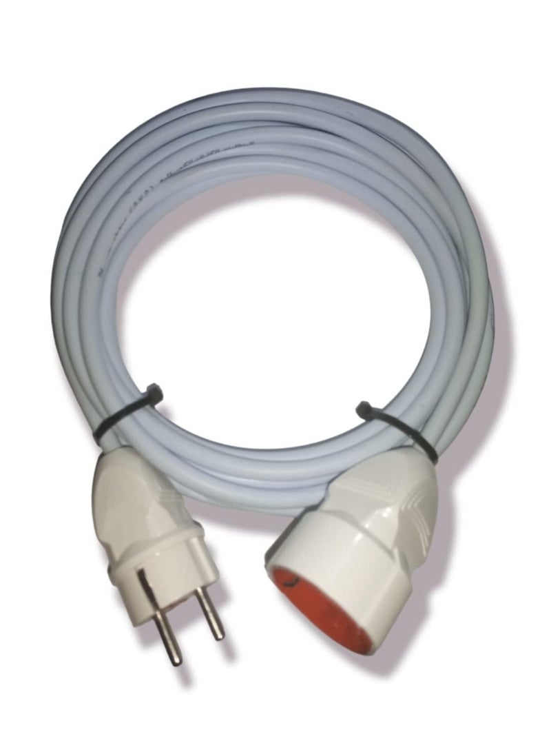 0.5mm Ready-Made Electrical Extension - Copper Wire and High-Quality Electrical Plug - Excellent for all light electrical connections inside the house (20m extension) - Image 1
