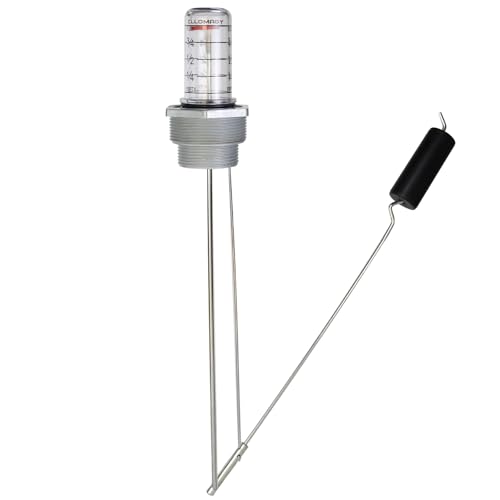 CLLOMAGY Oil Tank Gauge Fuel Oil Tank Level Gauge,Float Level Measure Compatible with Scully Signal Corp's Scul-Tel & for Intelli-Tank (Vertical) Depth from 42" to 44" Diameter,1-1/2" and 2" Male NPT Thread - Image 2