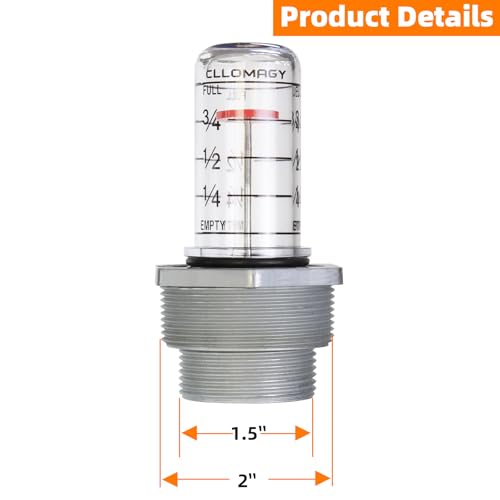 CLLOMAGY Oil Tank Gauge Fuel Oil Tank Level Gauge,Float Level Measure Compatible with Scully Signal Corp's Scul-Tel & for Intelli-Tank (Vertical) Depth from 42" to 44" Diameter,1-1/2" and 2" Male NPT Thread - Image 4