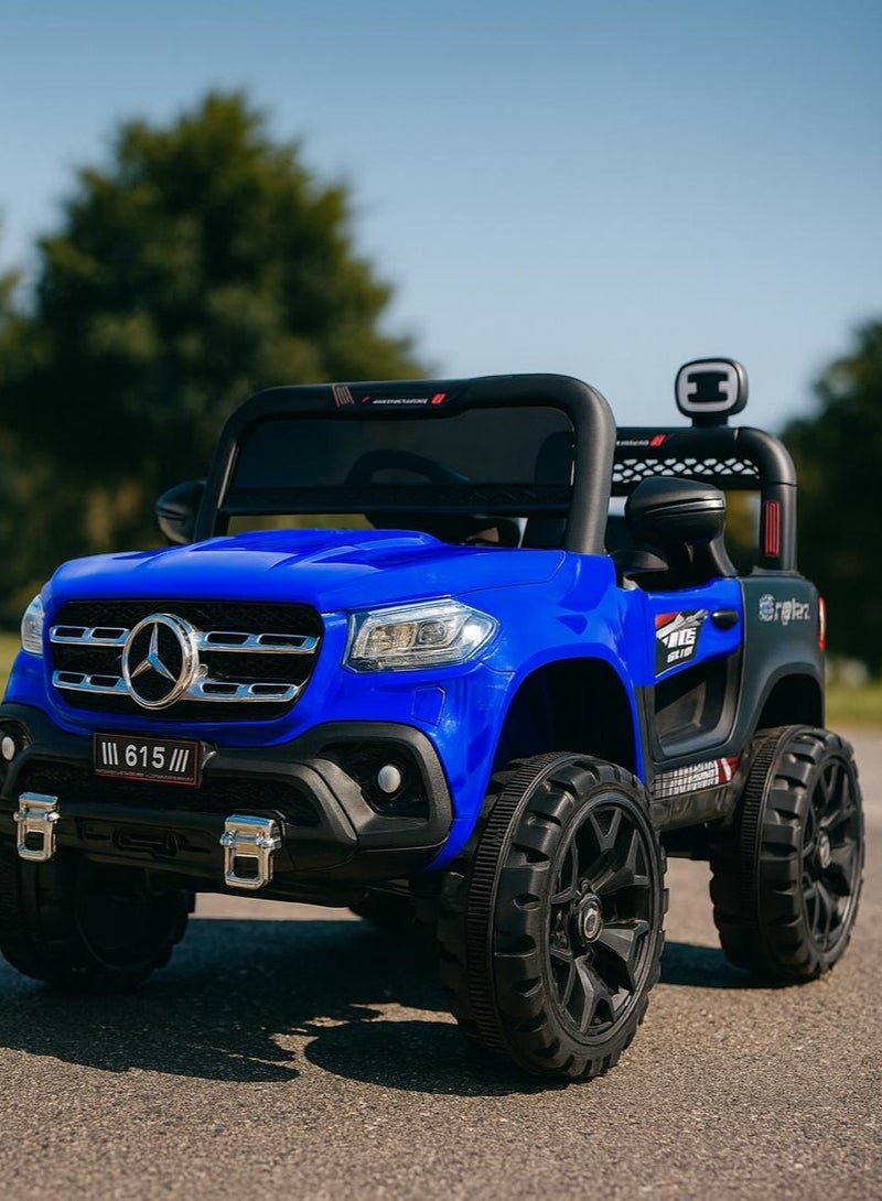 ضحكة  DEHKAH سيارة جيب كهربائية للأطفال 12 فولت – مع تحكم عن بعد، بلوتوث وUSB - Image 3