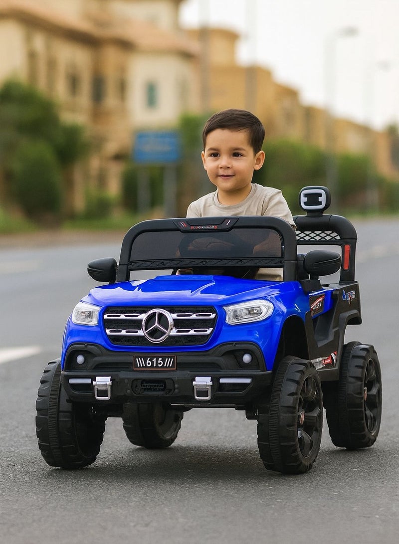 ضحكة  DEHKAH سيارة جيب كهربائية للأطفال 12 فولت – مع تحكم عن بعد، بلوتوث وUSB - Image 2