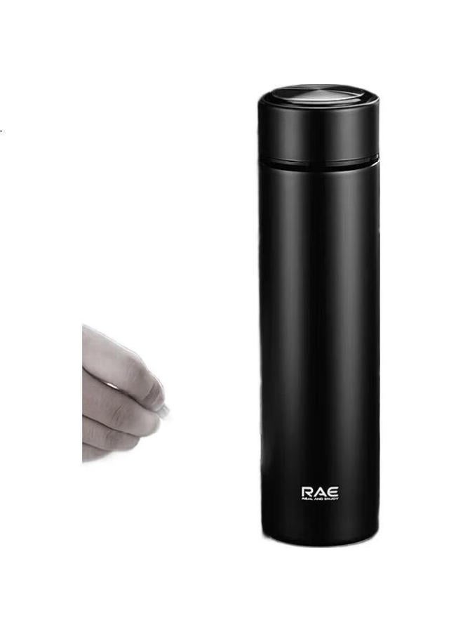 Rae Ran Ye (Rae) Insulated Mug Customization, College Student 316L Stainless Steel Tea Cup, 500Ml, Black, R3689 - Image 2