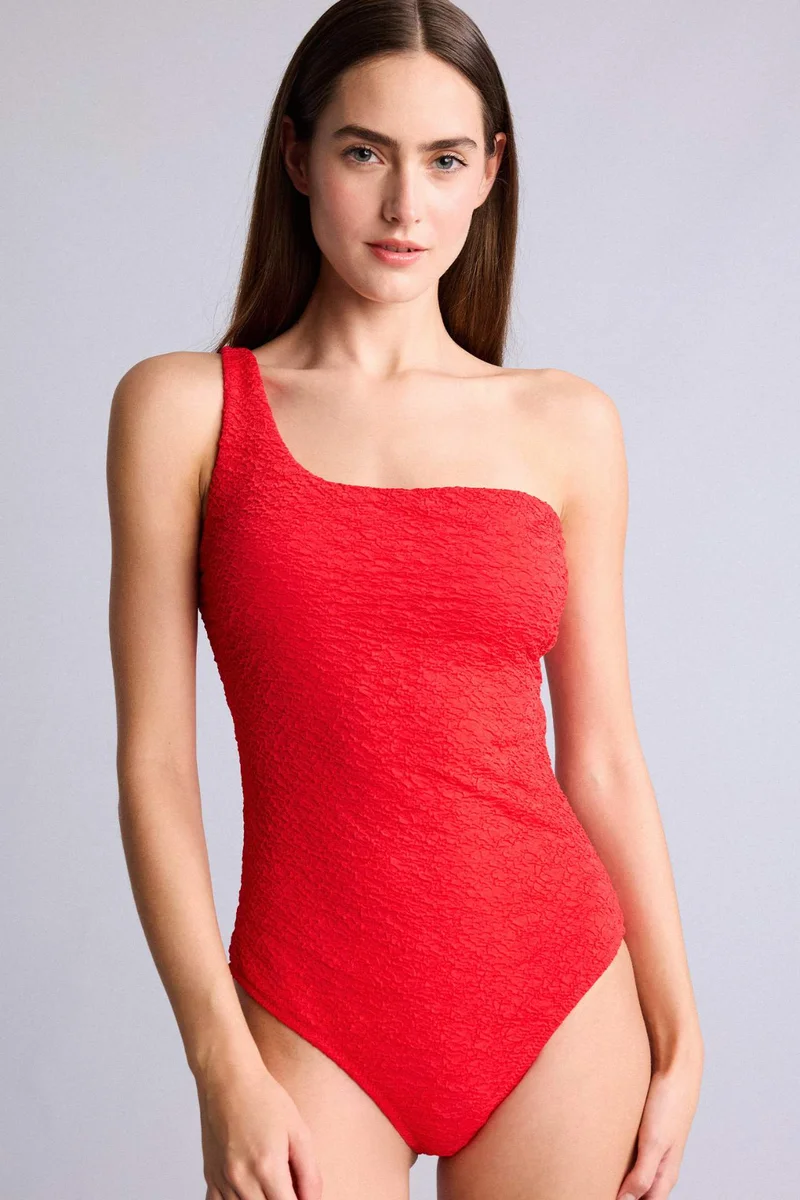 ديفاكتو Regular Fit Wowen Fabrics Swimsuit