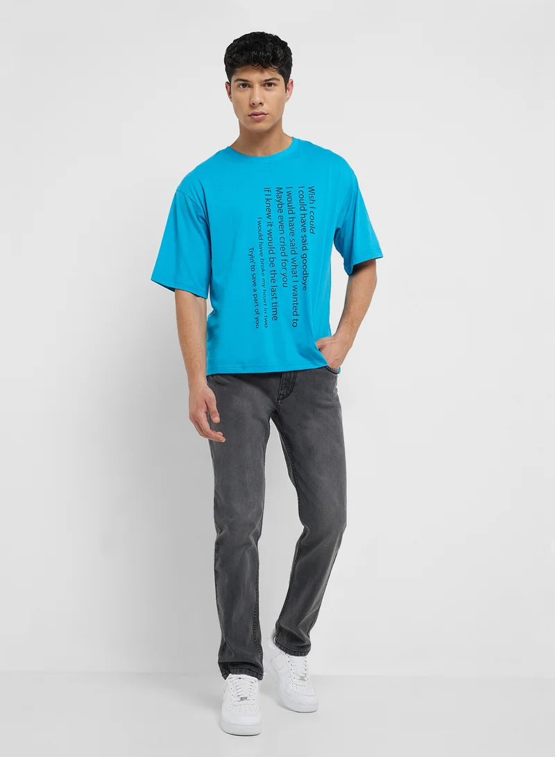 Seventy Five Oversized Graphic Tee