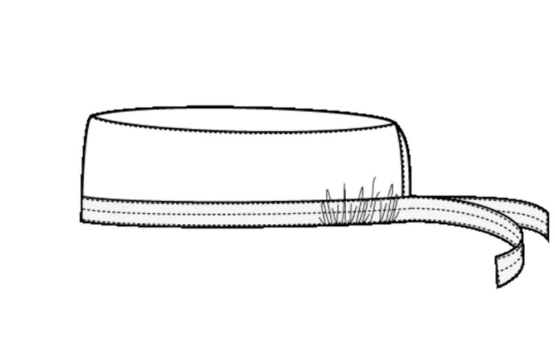 WonderWink Wink WonderWORK Scrubs for Unisex Tie Back Scrub Cap - Image 5