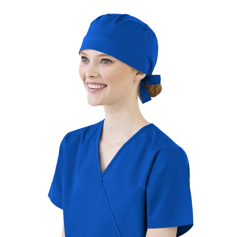 WonderWink Wink WonderWORK Scrubs for Unisex Tie Back Scrub Cap - Image 1