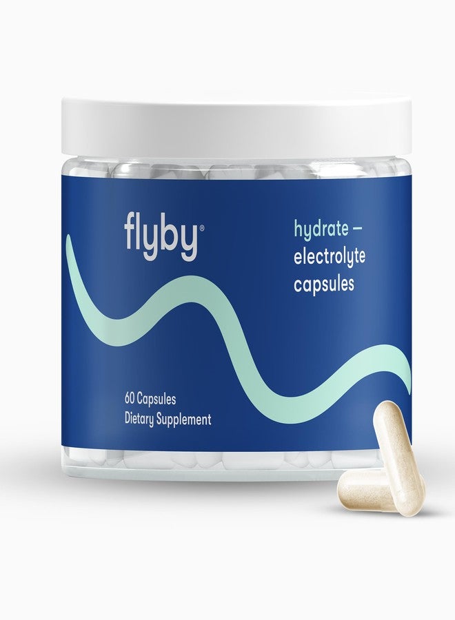 Flyby Electrolyte Capsule - Contains Sodium, Potassium, Vitamin D3, B Vitamins, Copper and Manganese | Electrolytes Recovery | Non-GMO | No Added Sugar – 60 Count - Image 1