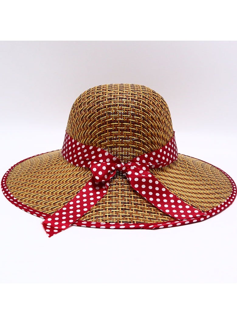 KUYING - New Sunshade and Sunscreen Summer Cool Mat Hat Countryside Hat - Image 1