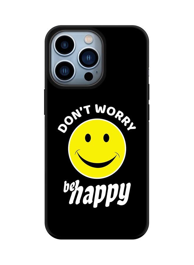 Stylizedd Tough Pro Case for iPhone 15 Pro Dual Layer Hybrid PC TPU Customized Mobile Cover Matte Finish Phone Case - Don't worry be happy - Image 1