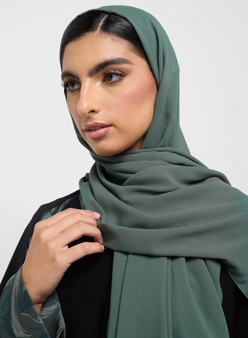 hayas closet Straight Cut Silouette Wide Sleeve Abaya  - Image 4