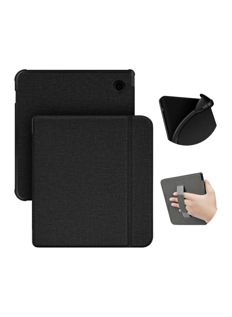 عام غطاء متوافق مع قارئ Kobo Libra H2O - غطاء مقاس 7 بوصة (موديل N873) بأشرطة TPU ناعمة وحمل يدوي، مع إغلاق مغناطيسي - Image 1