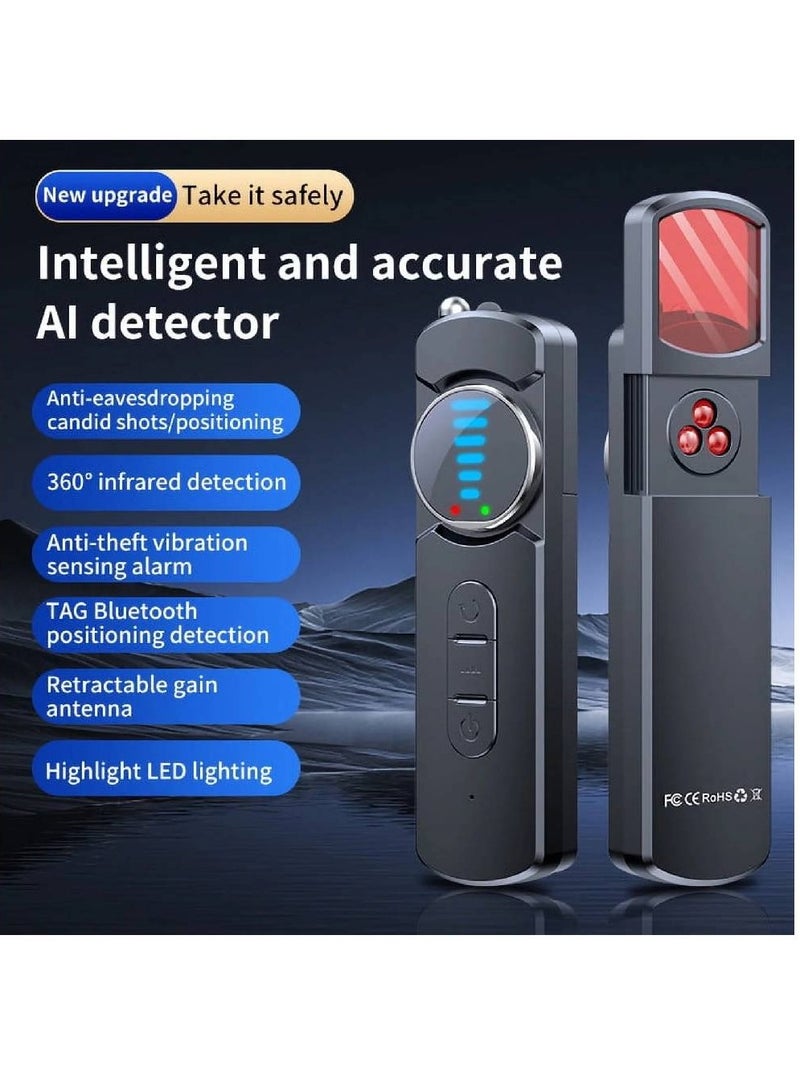 ZOOMEE Hidden Camera Detectors, Bug Detector RF Detector GPS Tracker Detector Hidden Devices Detector Device to Detect Listening Devices for Office Hotels Bathroom, 5 Levels Sensitivity - Image 2