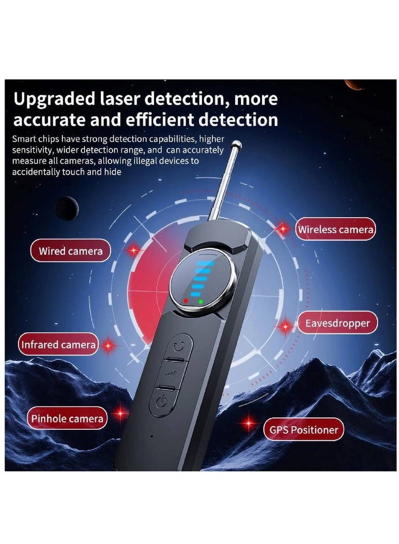 ZOOMEE Hidden Camera Detectors, Bug Detector RF Detector GPS Tracker Detector Hidden Devices Detector Device to Detect Listening Devices for Office Hotels Bathroom, 5 Levels Sensitivity - Image 3