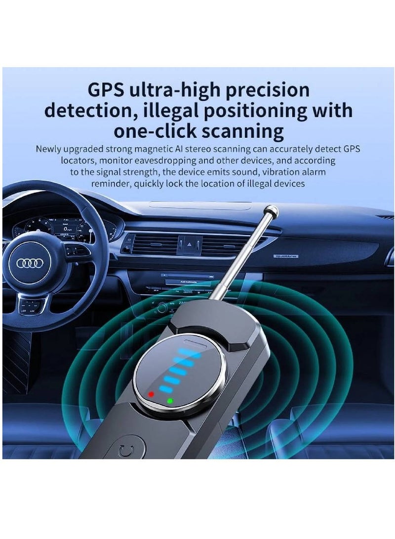 ZOOMEE Hidden Camera Detectors, Bug Detector RF Detector GPS Tracker Detector Hidden Devices Detector Device to Detect Listening Devices for Office Hotels Bathroom, 5 Levels Sensitivity - Image 4