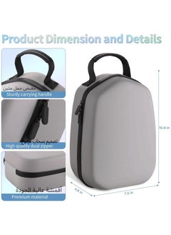 XICEN Hard Carrying Case for Meta Quest 3S / 3, Portable Bag for Oculus Quest 2 Official Original Elite Strap VR Gaming Headset, Portable Travel Case for Vision Pro Touch Controllers Accessories  - Image 4