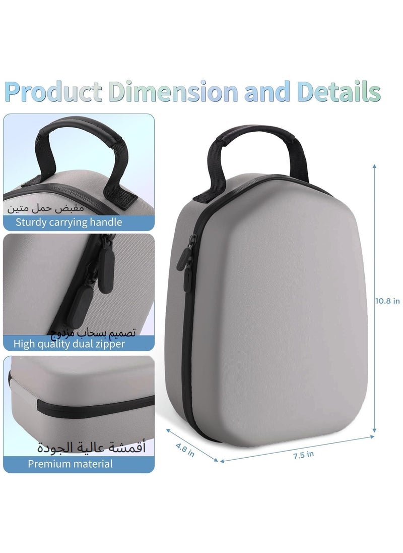 XICEN Hard Carrying Case for Meta Quest 3S / 3, Portable Bag for Oculus Quest 2 Official Original Elite Strap VR Gaming Headset, Portable Travel Case for Vision Pro Touch Controllers Accessories  - Image 4