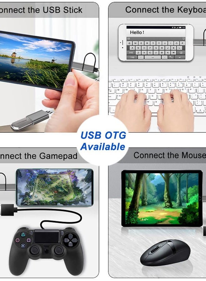 Sooiiyu محول USB C/Micro USB إلى USB 2 في 1 - Image 2