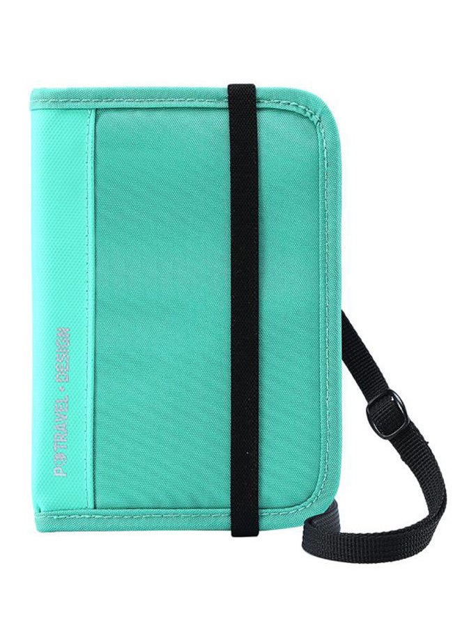 NIBEMINENT Travel Passport Wallet Holder Cover Lake Blue  - Image 1