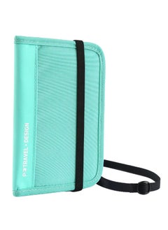 NIBEMINENT Travel Passport Wallet Holder Cover Lake Blue  - Image 2