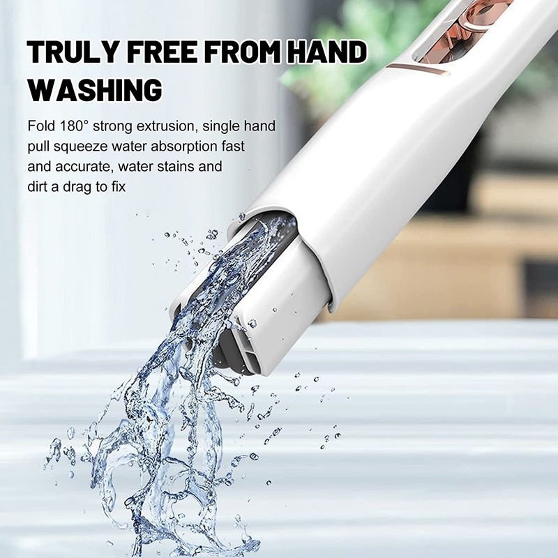 FELKER New Mini Portable Mop Short Handed Mini Mop for Cleaning Glassware and Bathroom Mops Floor Cleaning Mop Mini Portable Short Hand Held mop WindowsMirror WallTilesDesktop - Image 2