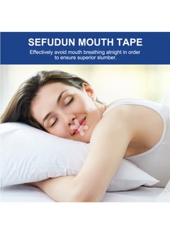Sefudun 120Pcs X-Shaped Mouth Breathing Correction Patch, Sleep Closed Mouth Patch, Healthy Nasal Breathing And Anti-Snoring Artifact, Nighttime Sleeping, Mouth Breathing, And Loud Snoring  - Image 4