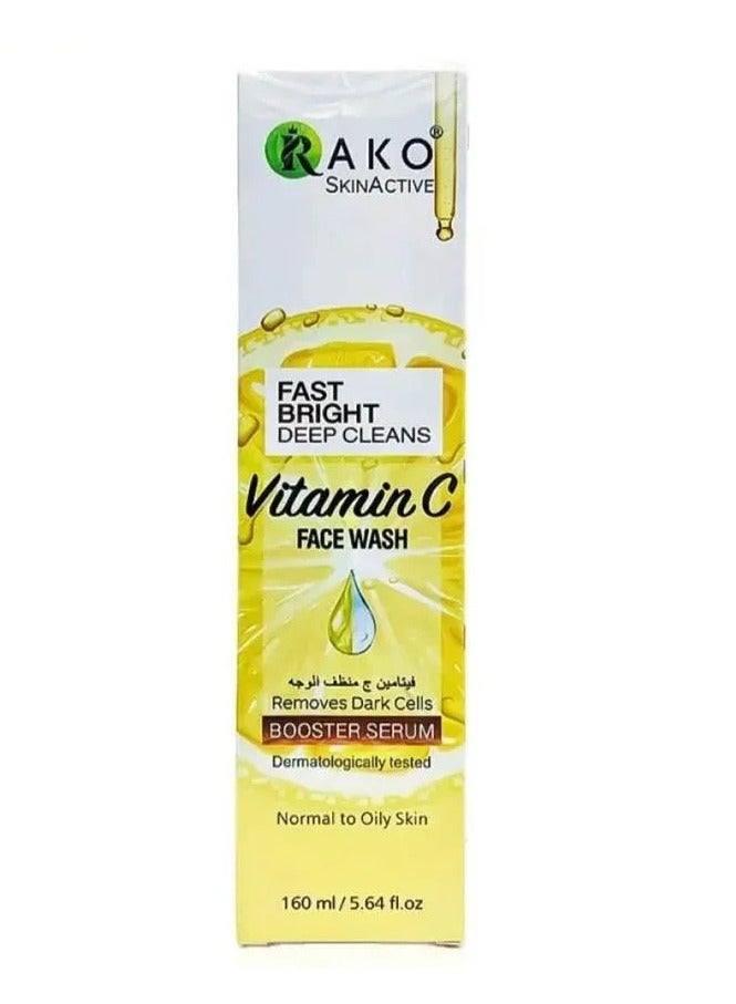 RAKO Vitamin C Facial Cleanser for Normal to Oily Skin - 160 ml - Image 1