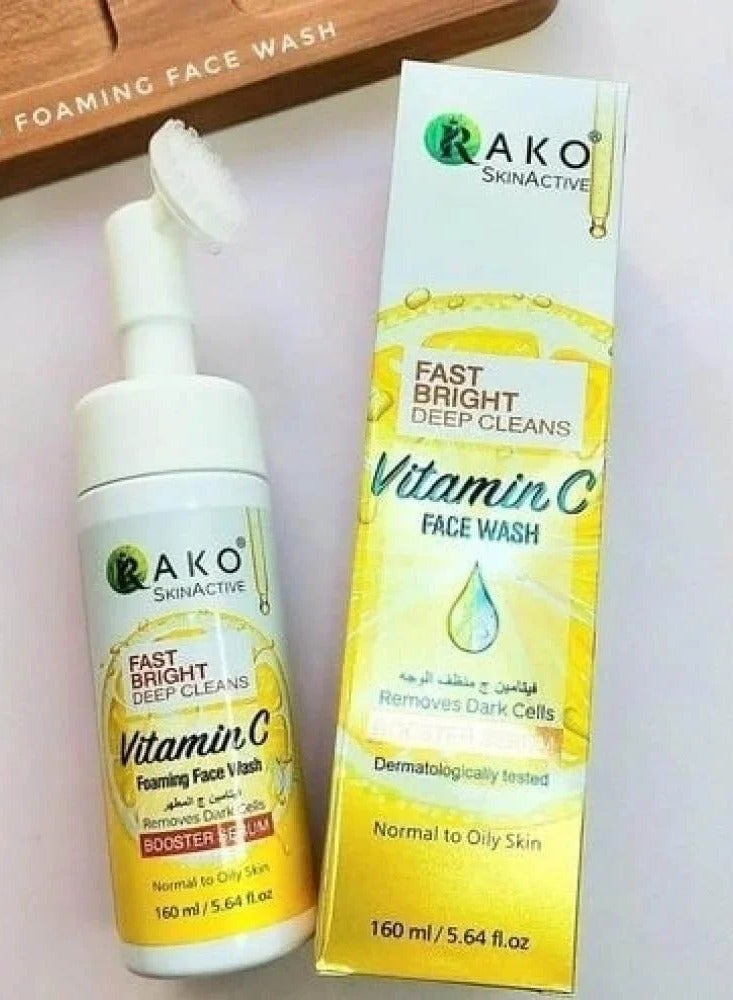RAKO Vitamin C Facial Cleanser for Normal to Oily Skin - 160 ml - Image 2