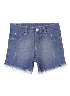 Girls Blue Washed Slim Fit Denim Shorts - pzsku/Z0A40BA1A76F8544B5247Z/45/_/1719838390/037d7ec8-52fe-43fa-b14a-44eb4cf1627b