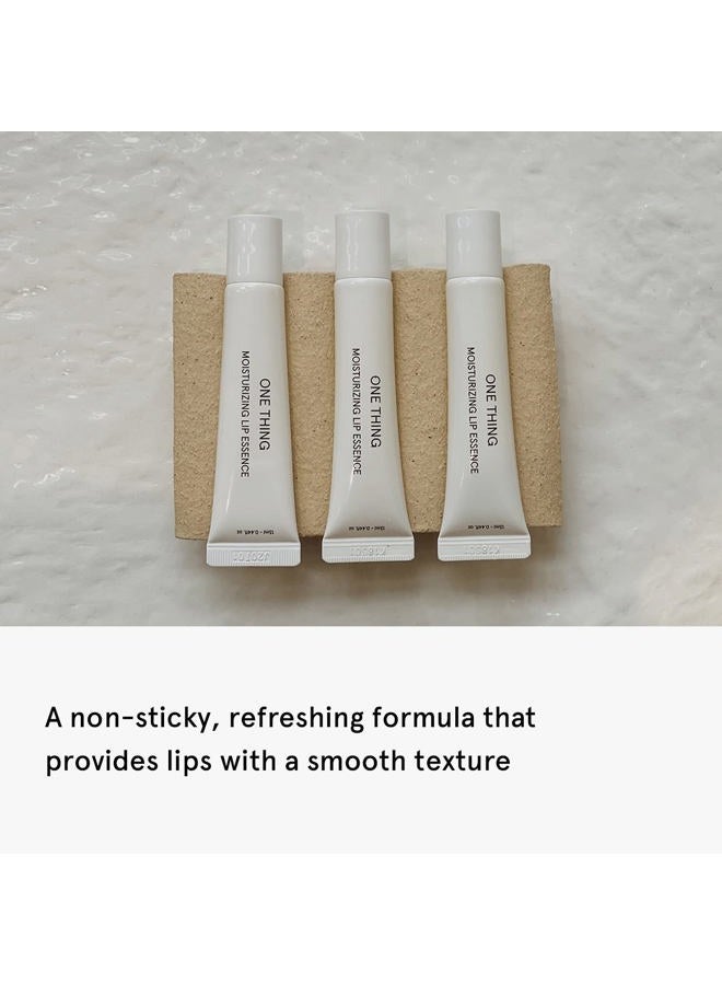 Moisturizing Lip Essence 1 Count | Nourishing Soothing Moisturizing Hydrating Dry Rough Lips, Oil Butter Organic Plant Based Balm, Jojoba Argan Olive Oil | Vegan Korean Skin Care