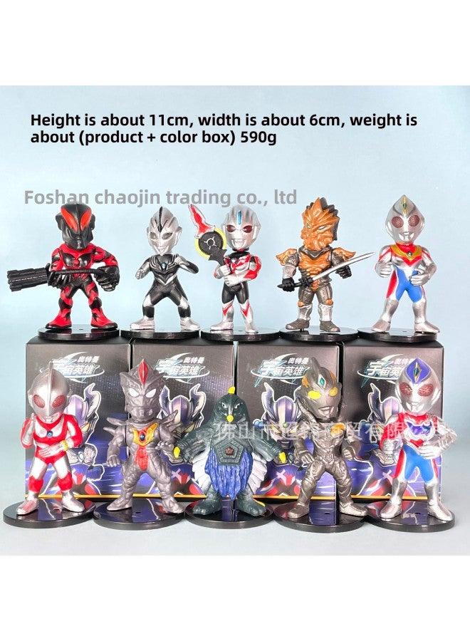 Free Shipping Ultraman Figure Blind Box Ultraman Tiga Infinite Zero Belial Geed Orb Dainajed 